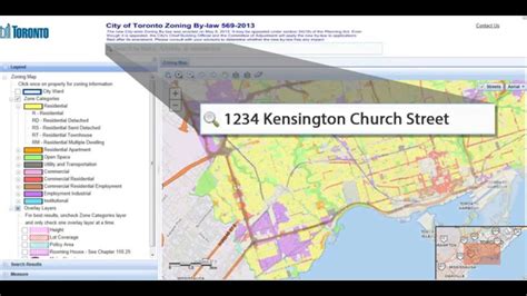 toronto zoning bylaw interactive map.